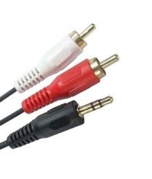Cabo P2 + 2 RCA 1.8M