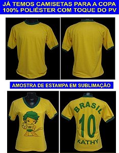CAMISA PERSONALIZADA PARA COPA DO MUNDO.