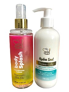 kit Body Splash Soul + Hidratante Corporal Soul Cosméticos