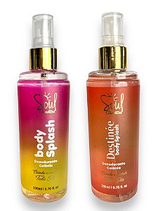 kit 2 Body Splash Perfume Soul Cosmeticos