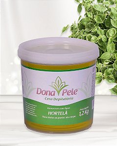 Cera Depilatória Dona Pele Hortelã 1,2Kg