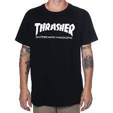 Camiseta Thrasher Skate Mag Logo Black