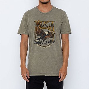 Camiseta RVCA Road Nowhere Verde Escuro