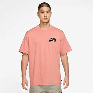 Camiseta Nike Tee Logo Rosa 824