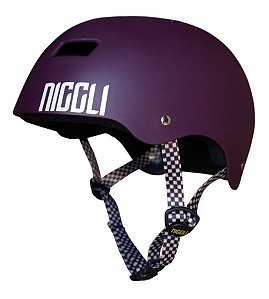 Capacete Niggli Iron PRO - Roxo Fosco