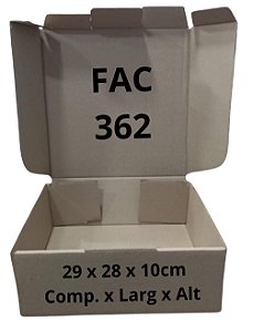 Caixa Papelao Corte Vinco 29x28x10 (FAC 362)