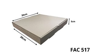 Caixa Papelao Corte Vinco 30x30x05 (FAC 517) c/10 Unidades