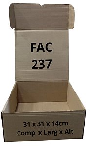 Caixa Papelao Corte Vinco 31x31x14 (FAC 237)