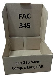 Caixa Papelao Corte Vinco 32x31x14 (FAC 345)