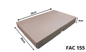 Caixa Papelao Corte Vinco 35x35x04 (FAC 155) c/10 Unidades