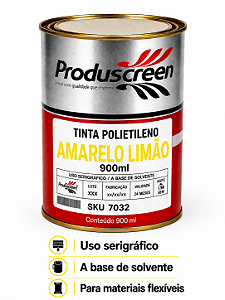 Tinta Polietileno (PE) - Amarelo Limão - 900ml
