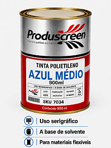 Tinta Polietileno (PE) - Azul Médio - 900ml