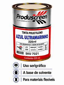 Tinta Polietileno (PE) - Azul Ultramarinho - 225ml