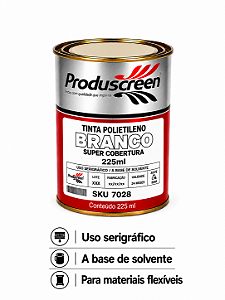 Tinta Polietileno (PE) - Branco Super Cobertura - 225ml
