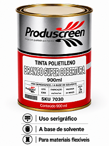 Tinta Polietileno (PE) - Branco Super Cobertura - 900ml