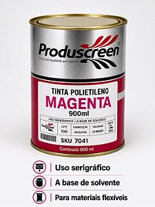 Tinta Polietileno (PE) - Magenta - 900ml