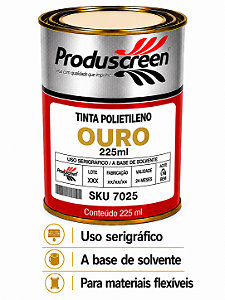 Tinta Polietileno (PE) - Ouro - 225ml