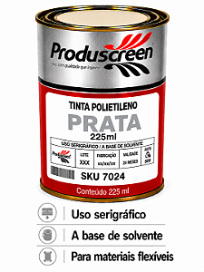 Tinta Polietileno (PE) - Prata - 225ml