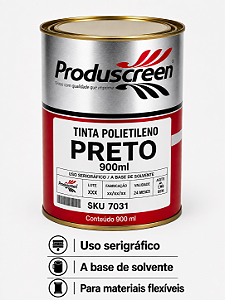 Tinta Polietileno (PE) - Preto - 900ml