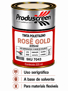 Tinta Polietileno (PE) - Rose Gold - 225ml