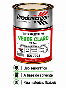 Tinta Polietileno (PE) - Verde Claro - 225ml