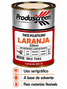 Tinta Polietileno Laranja 225ml