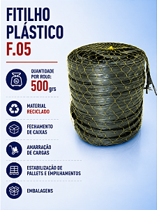 Fitilho Plastico F.05 500grs