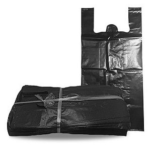 Sacola Plastica Preta Grossa c/3kg