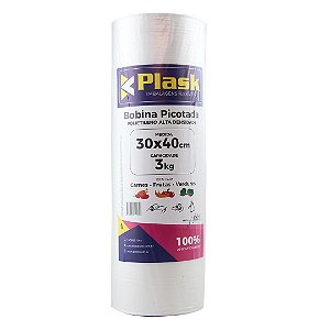 Saco Plastico Picotado Reforcado 30x40