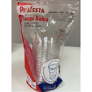 Tampa Bolha 150/200/300ml (10x50) (9198) PRAFESTA