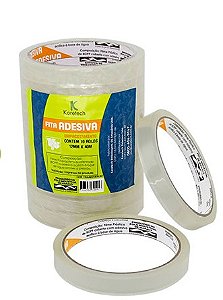 Fita Adesiva 12x40 Transparente c/10 Rolos KORETECH