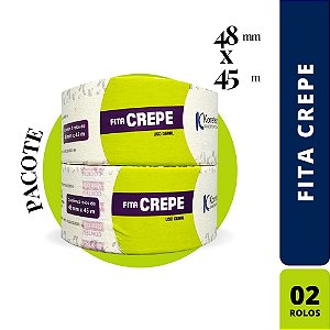 Fita Crepe Branco 48x45 c/2 KORETECH