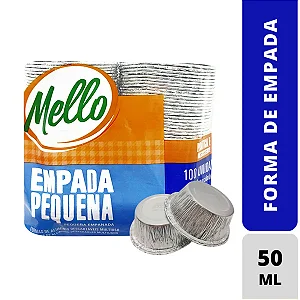 Empada Pequena 50ML c/100 unidades