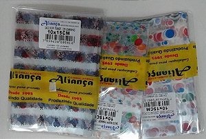 Saco Bopp Transparente Decorado 15x30 c/50 Unidades