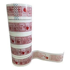 Fita Adesiva Lacre Seguranca 48x50 c/5 Rolos KORETECH