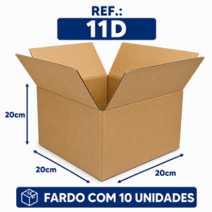 Caixa Papelao Duplex 20x20x20 (11D) c/10 Unidades
