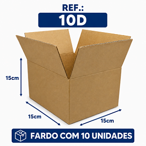 Caixa Papelao Duplex 15x15x15 (10D) c/10 Unidades