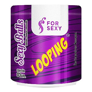 Looping Sexy Ball Bolinha Excitante 03 Unidades For Sexy