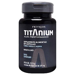 Titanium Cápsula Alta Performance Suplemento Alimentar