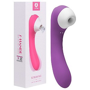 Vibrador Estimulador com Pulsação Recarregável Screaming S-Hande