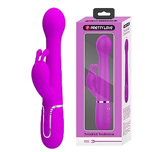 Vibrador de Ponto G e Clitóris Rotativo Vai e Vem Twinkled 3 Pretty Love