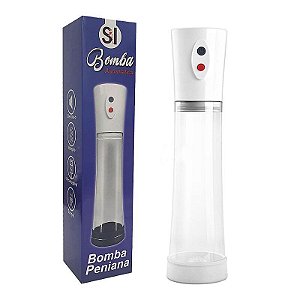 Bomba Peniana Recarregável 3 Aneis de Silicone Pênis Pump