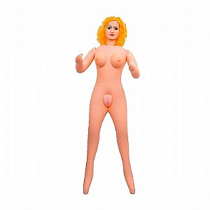 Boneca Inflável Vagina e Ânus Realístico em CyberSkin