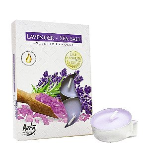 Velas Aromatizadas Lavanda Sal Marinho Feitiços