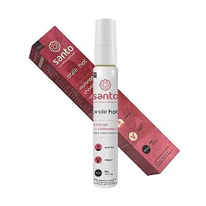 Orale Hot Gel Beijável Morango  Com Champagne Santo