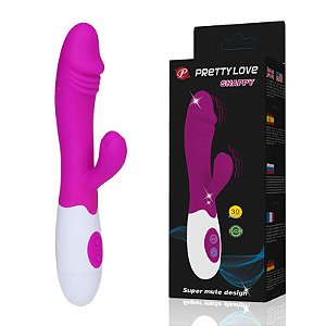 Vibrador Snappy Ponto G Com Estimulador De Clitóris