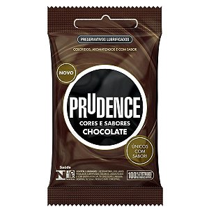 Preservativo Prudence Cores Sabores Chocolate