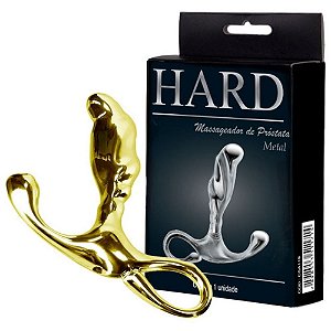 Massageador de Próstata Metal Dourado Hard