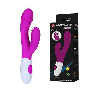 Vibrador Ponto G com Estimulador André Pretty Love