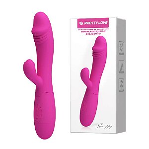 Vibrador Ponto G com Estimulador Snappy Pretty Love